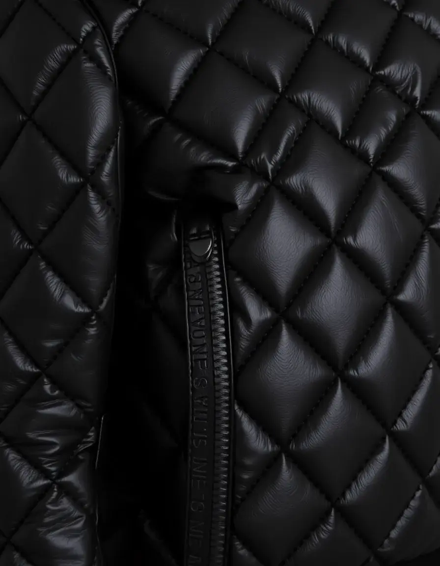 Quilted Leather Bomber