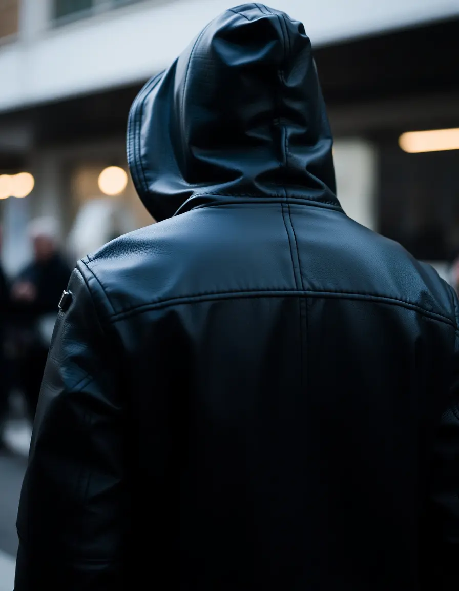 Hooded Black Jacket