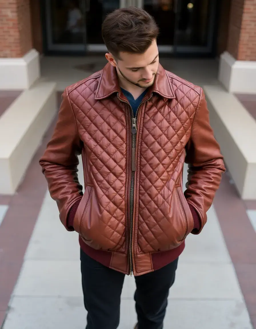 Quilted Brown Jacket