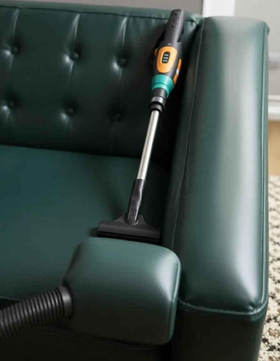 Vacuum tool for leather settee