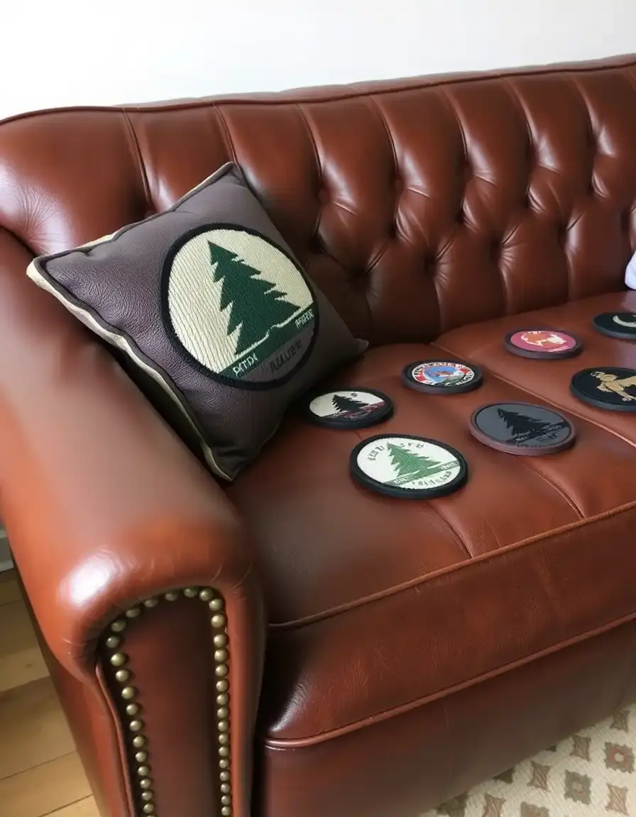 Patch kit for leather settee