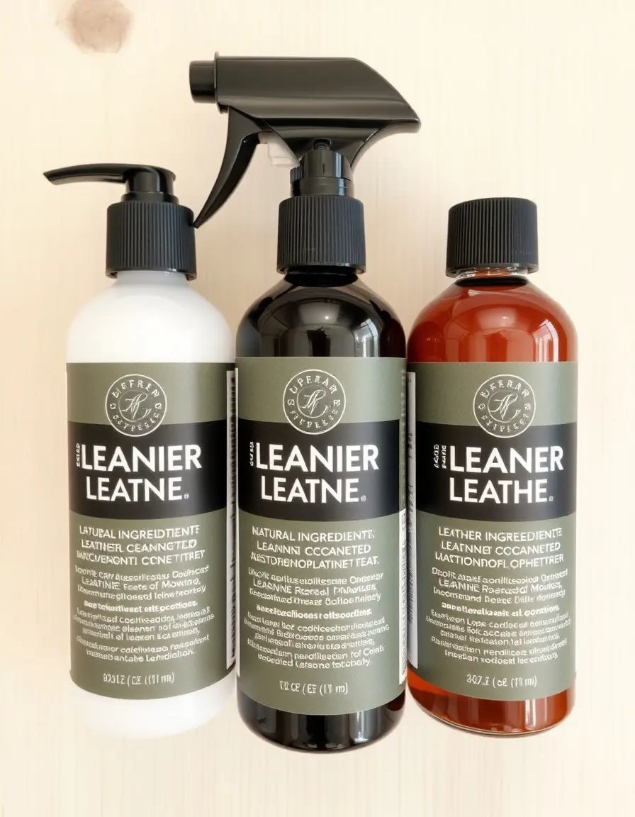 Natural ingredient leather cleaner conditioner