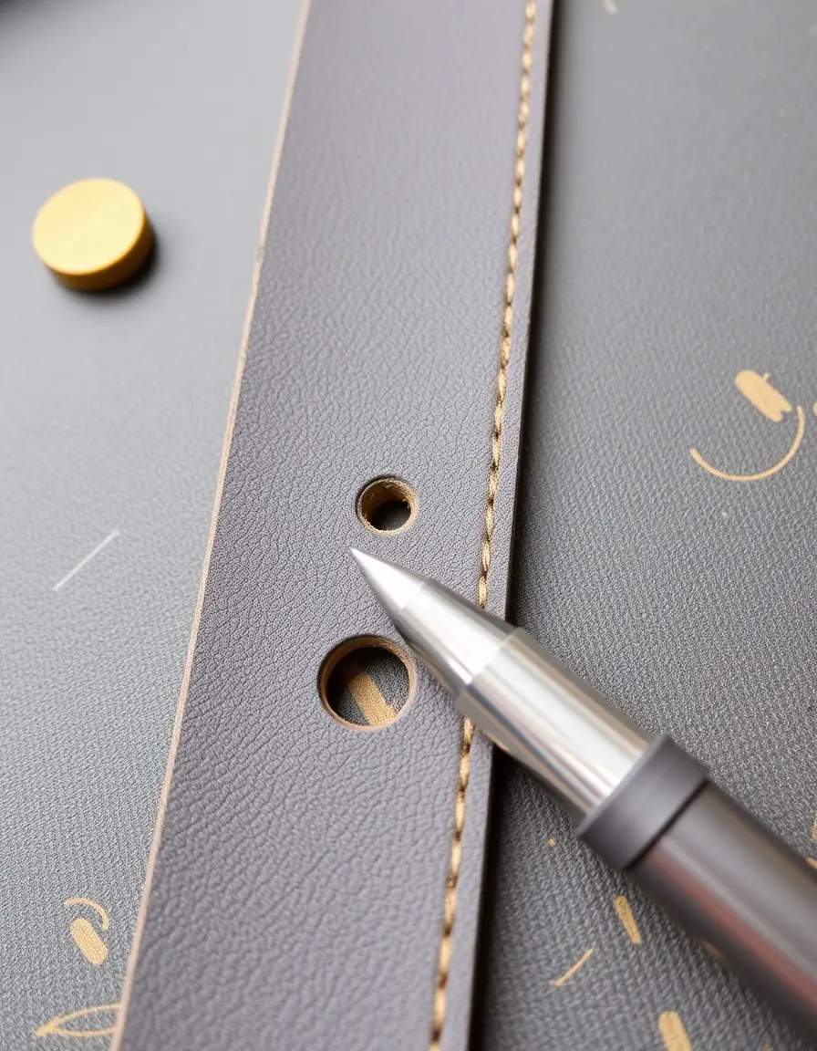 Leather filler for holes in a tube