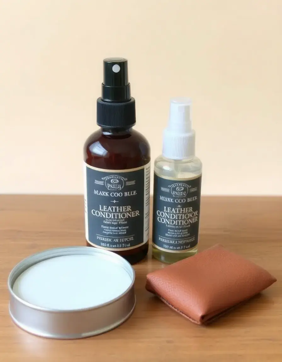 Leather conditioner and polish kit