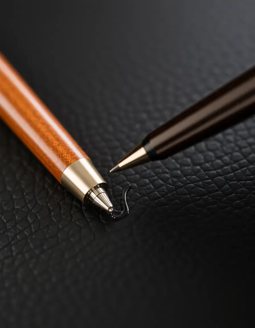 Scratch remover pen for leather