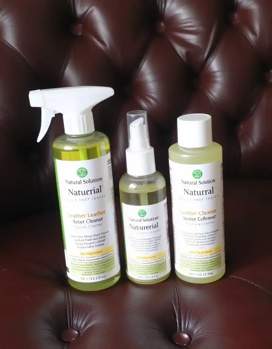 Natural solution leather settee cleaner