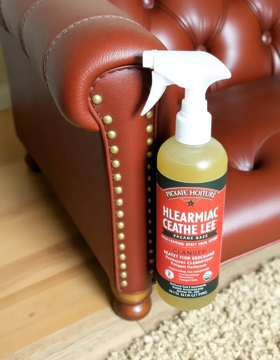 Enzyme based leather settee cleaner