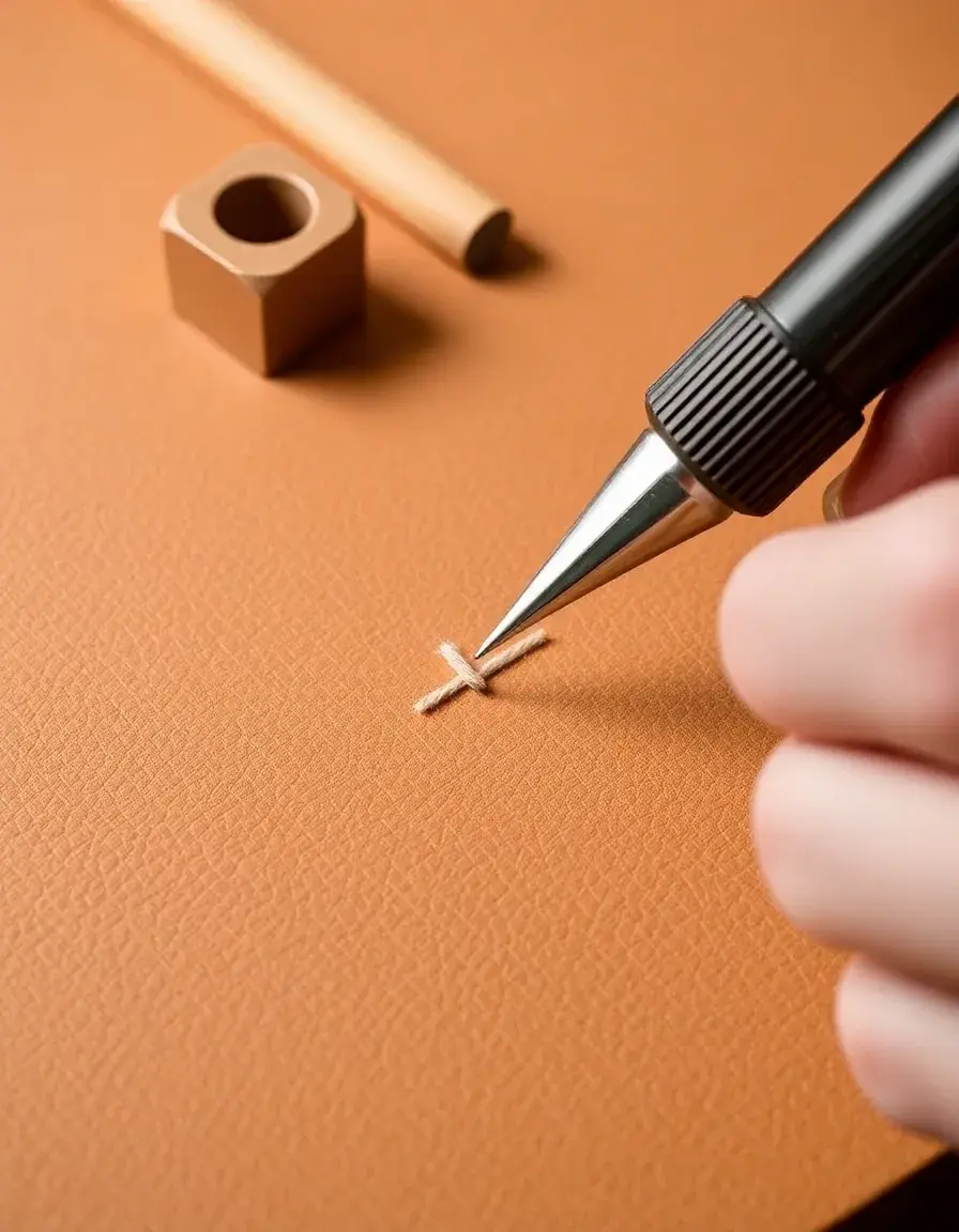 Sharp leather stitching awl for hand sewing