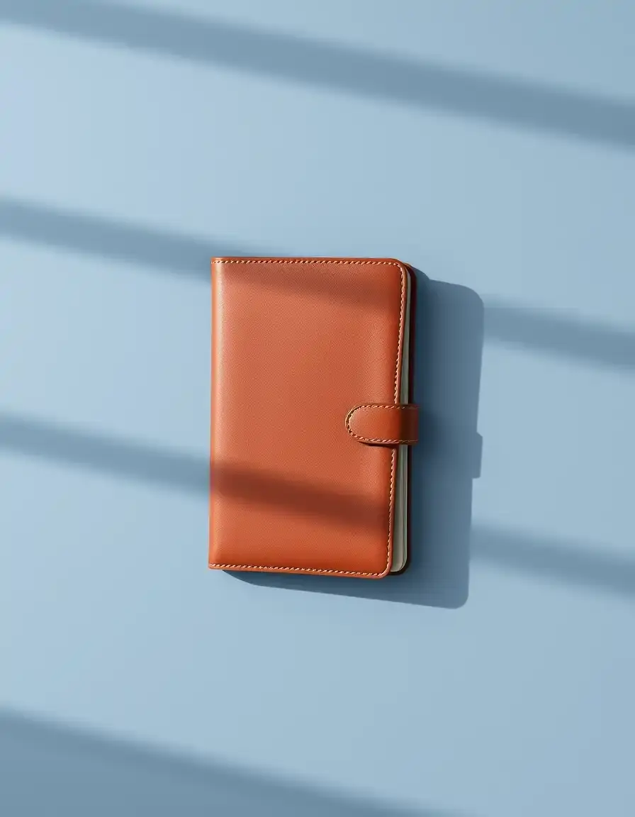 Saffiano leather notebook cover