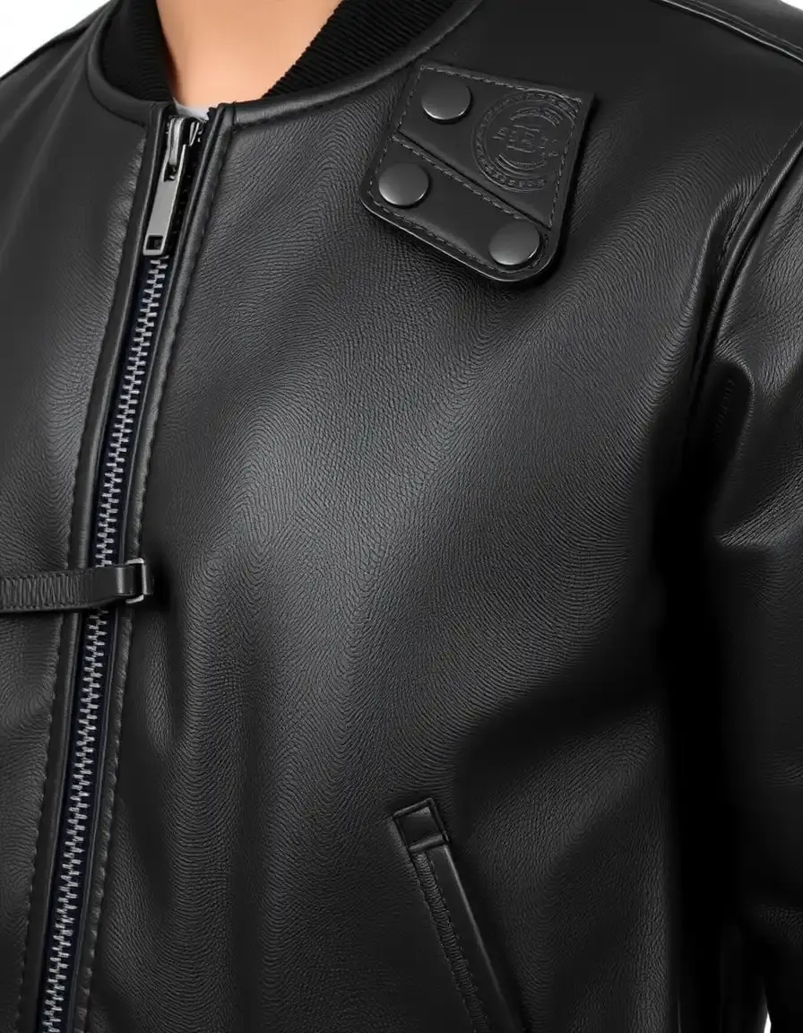 Waterproof leather bomber