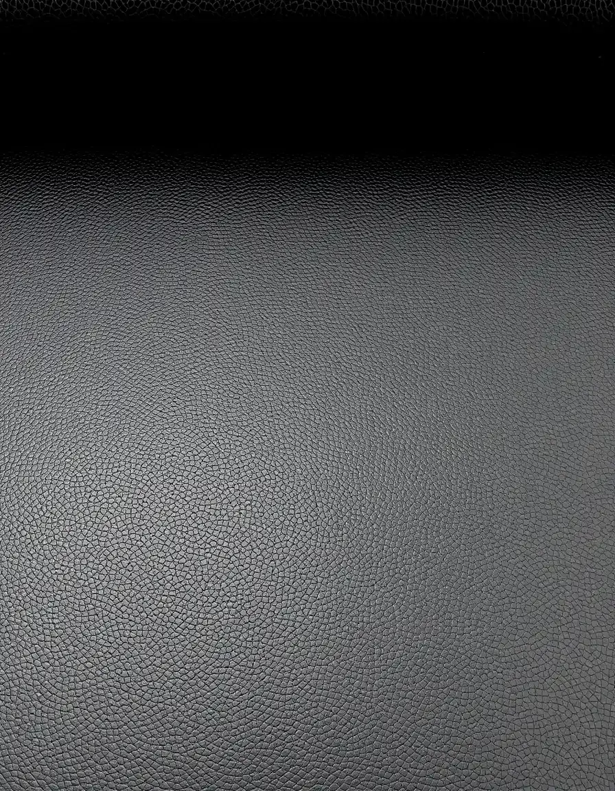 Roll of black faux leather material for DIY projects