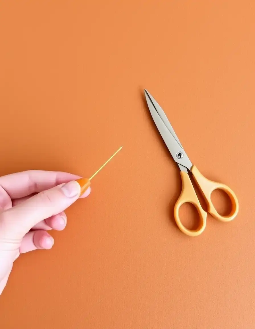 Tan faux leather craft material for small accessories
