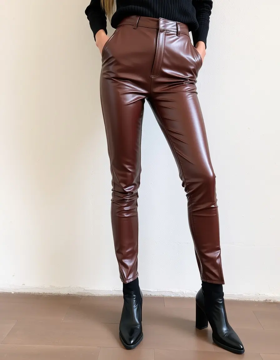 Affordable PU leather pants
