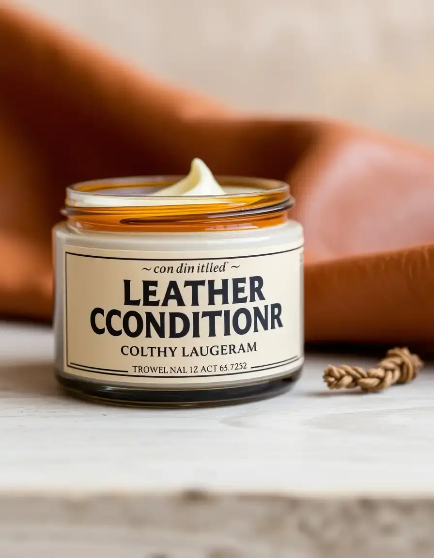 Leather Conditioner Cream jar