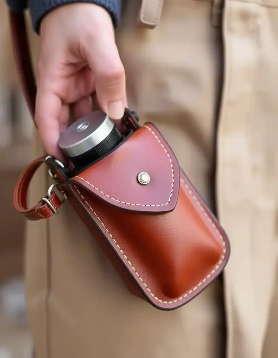 Handheld or portable leather sewer