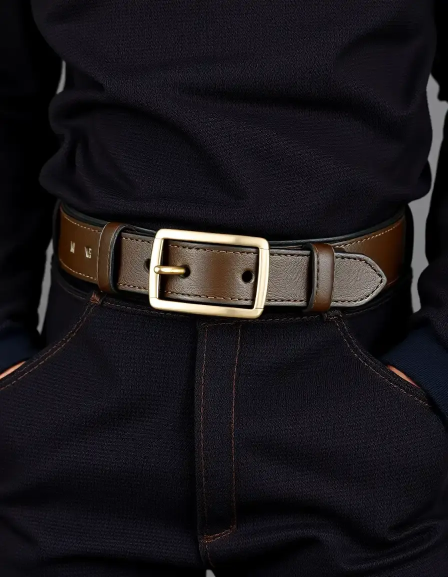 Durable faux leather belt for everyday wear