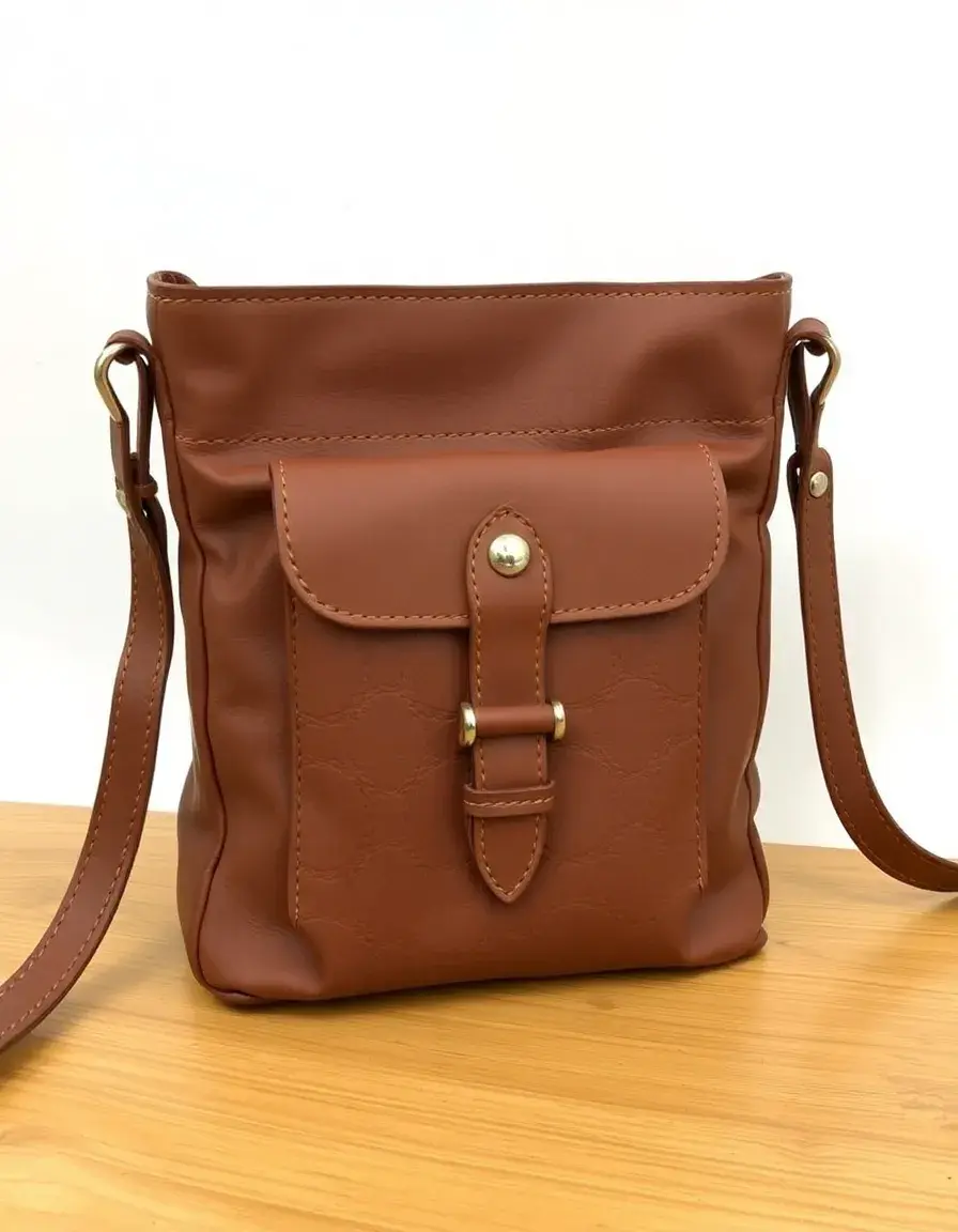 Versatile Leather Crossbody Bag