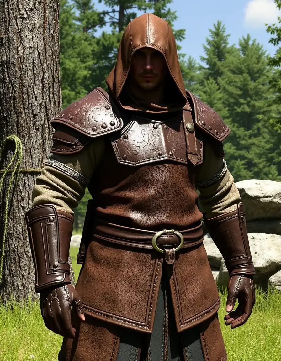 Padded leather armor 5e with quilted texture