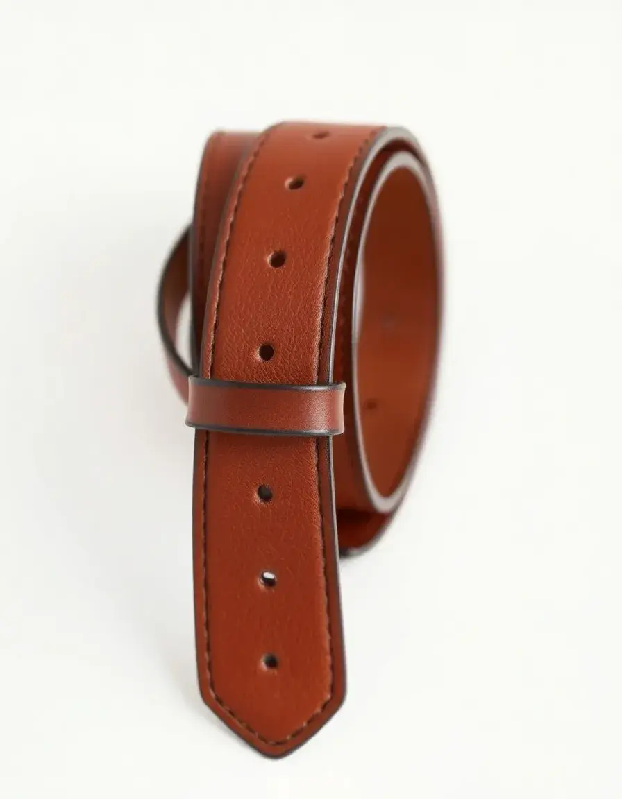 Thin delicate leather belt