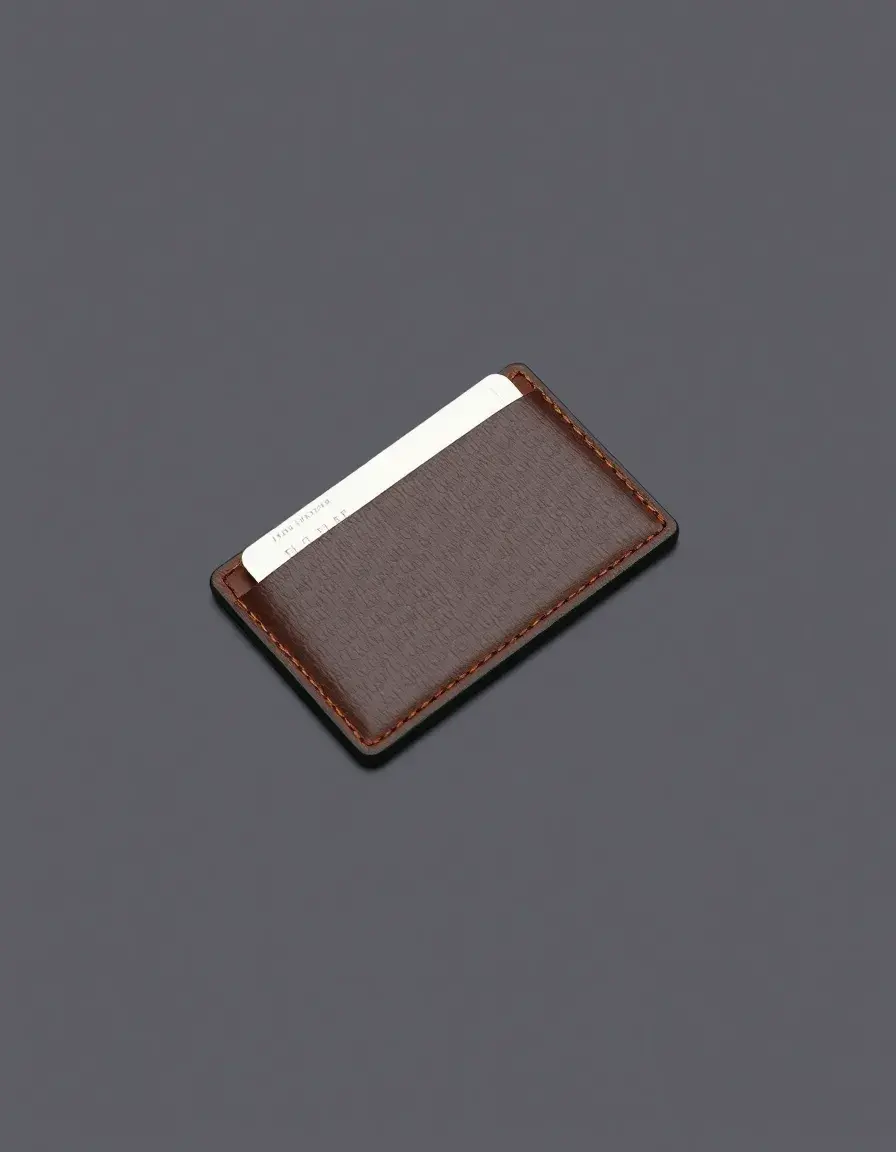 Minimalist Leather Card Holder