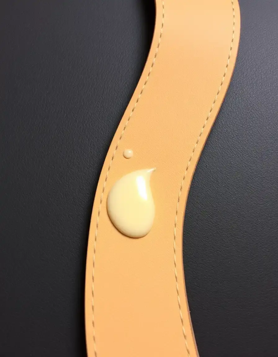 Flexible leather glue for bends