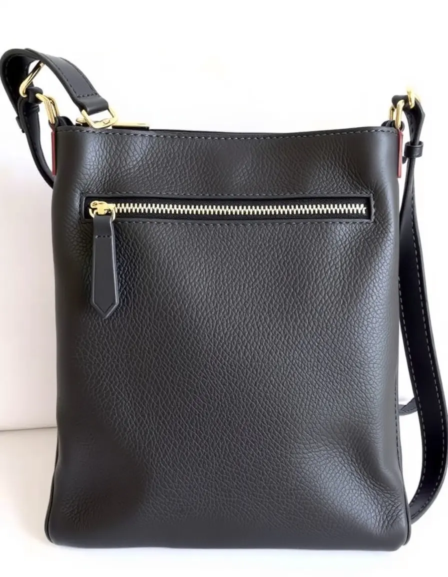 Plain Leather Crossbody