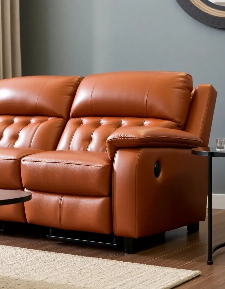 Power Leather Recliner
