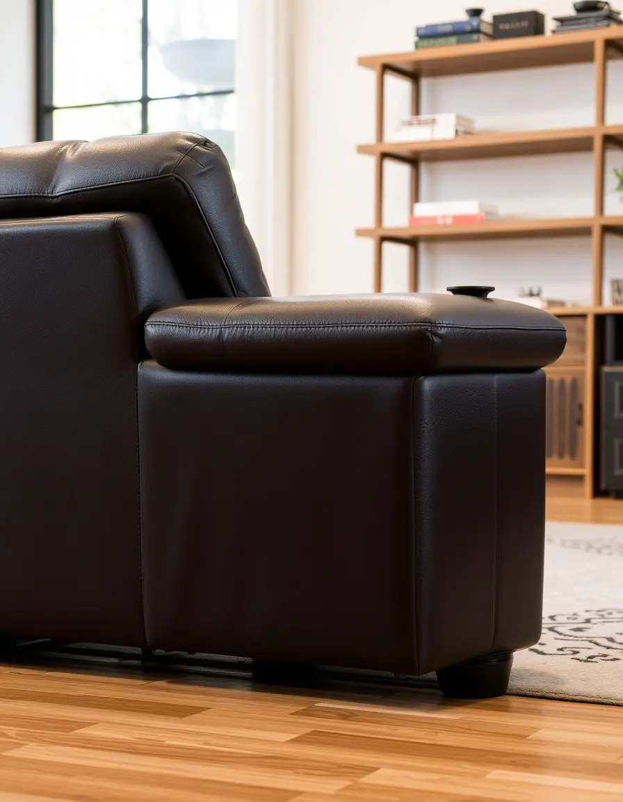 Manual Leather Recliner