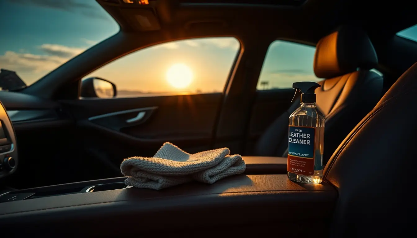 wash leather car seats
