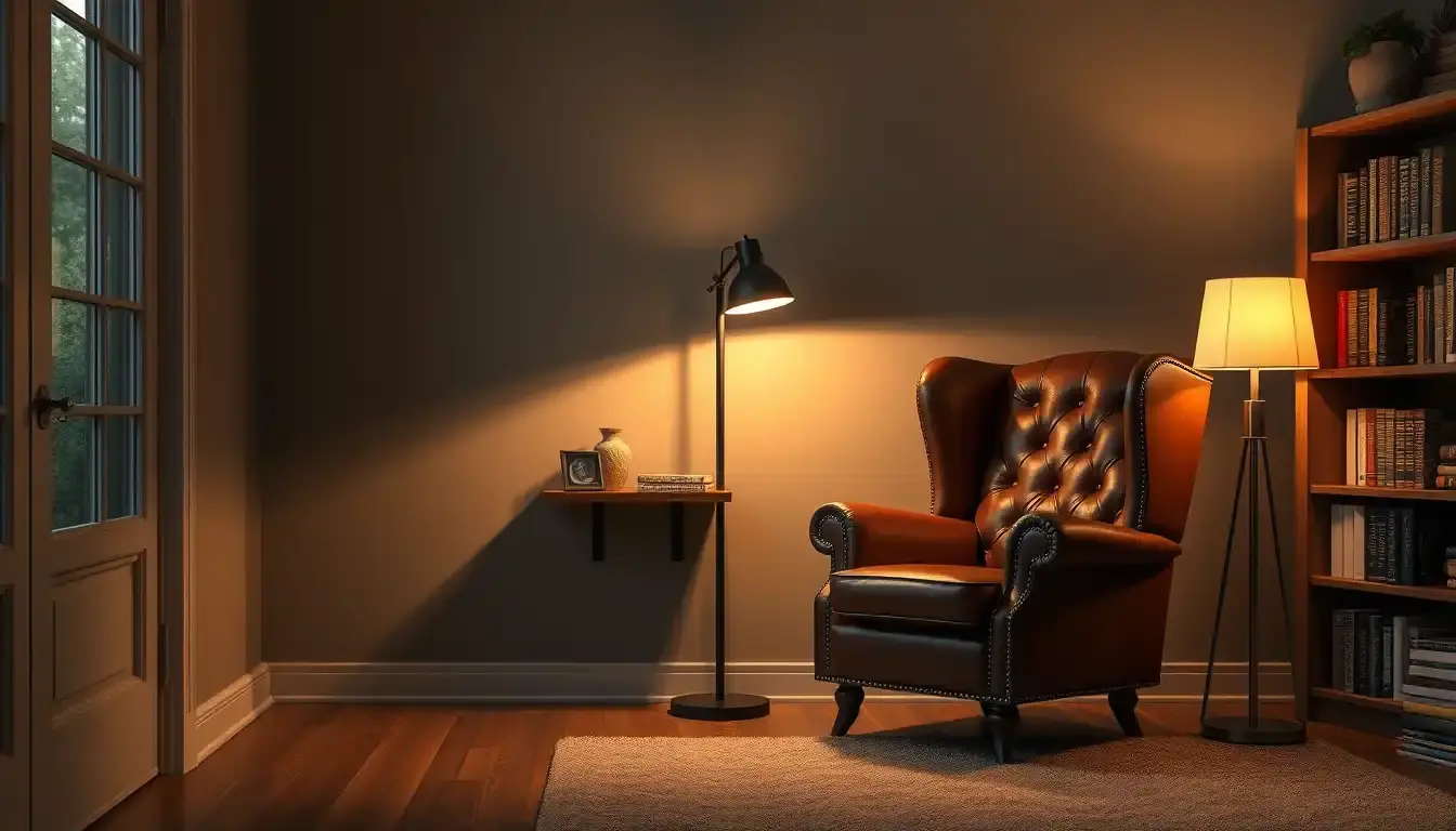leather accent chair