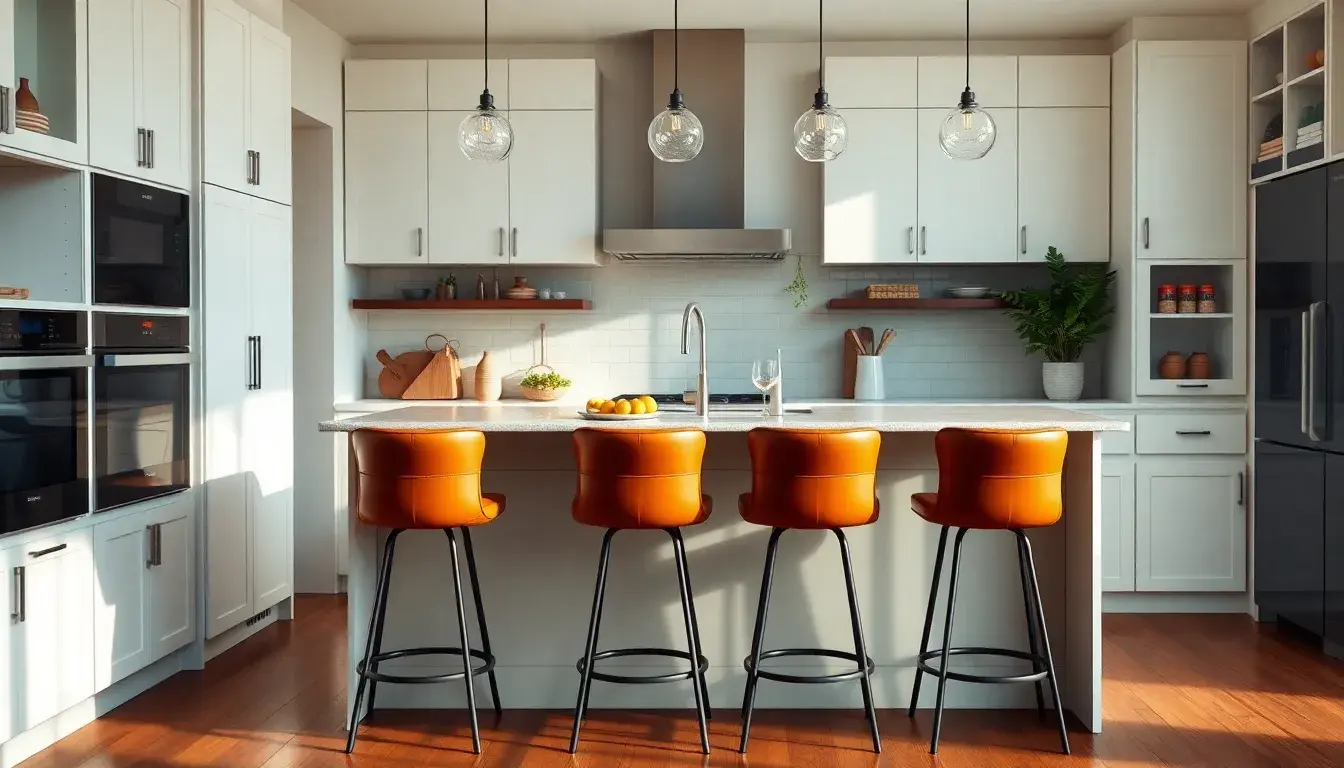 leather bar stools