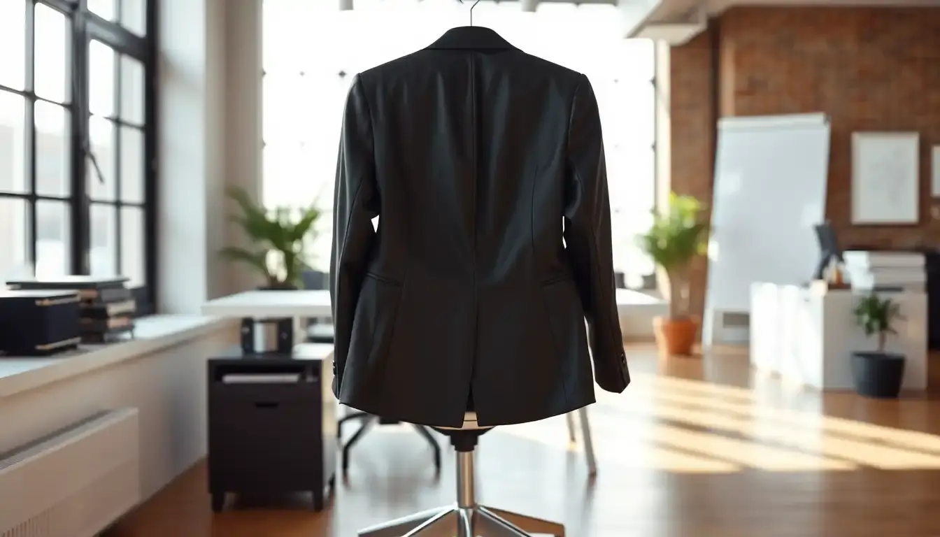 leather blazer