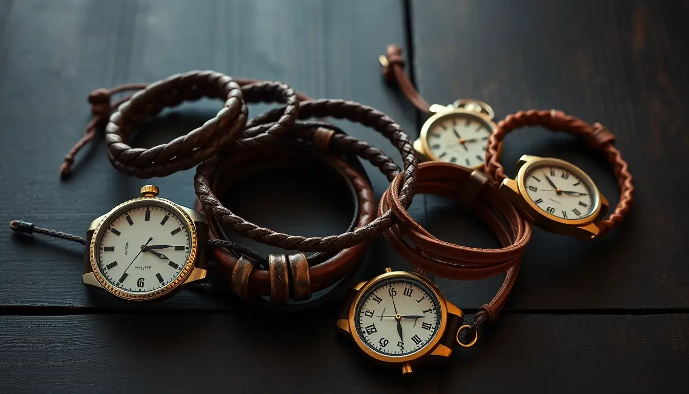 leather bracelets for men