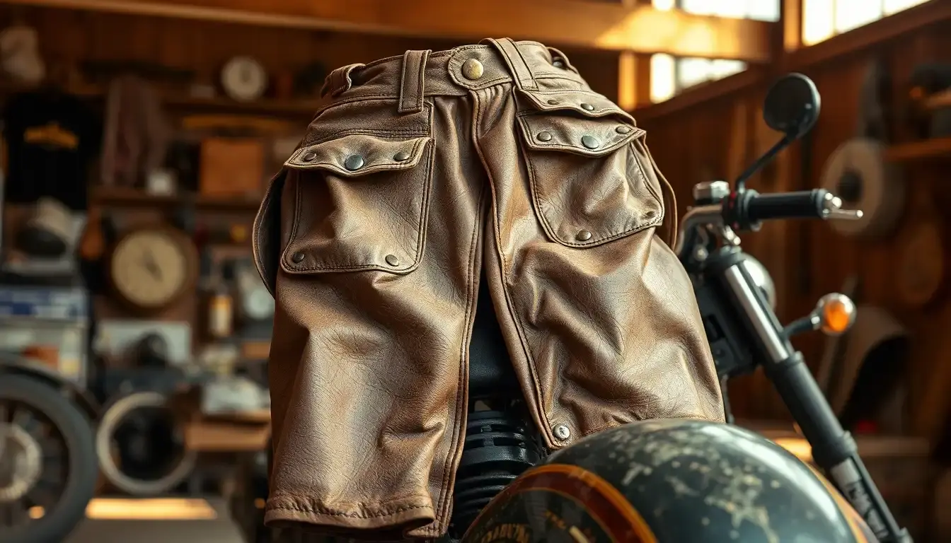 leather chaps
