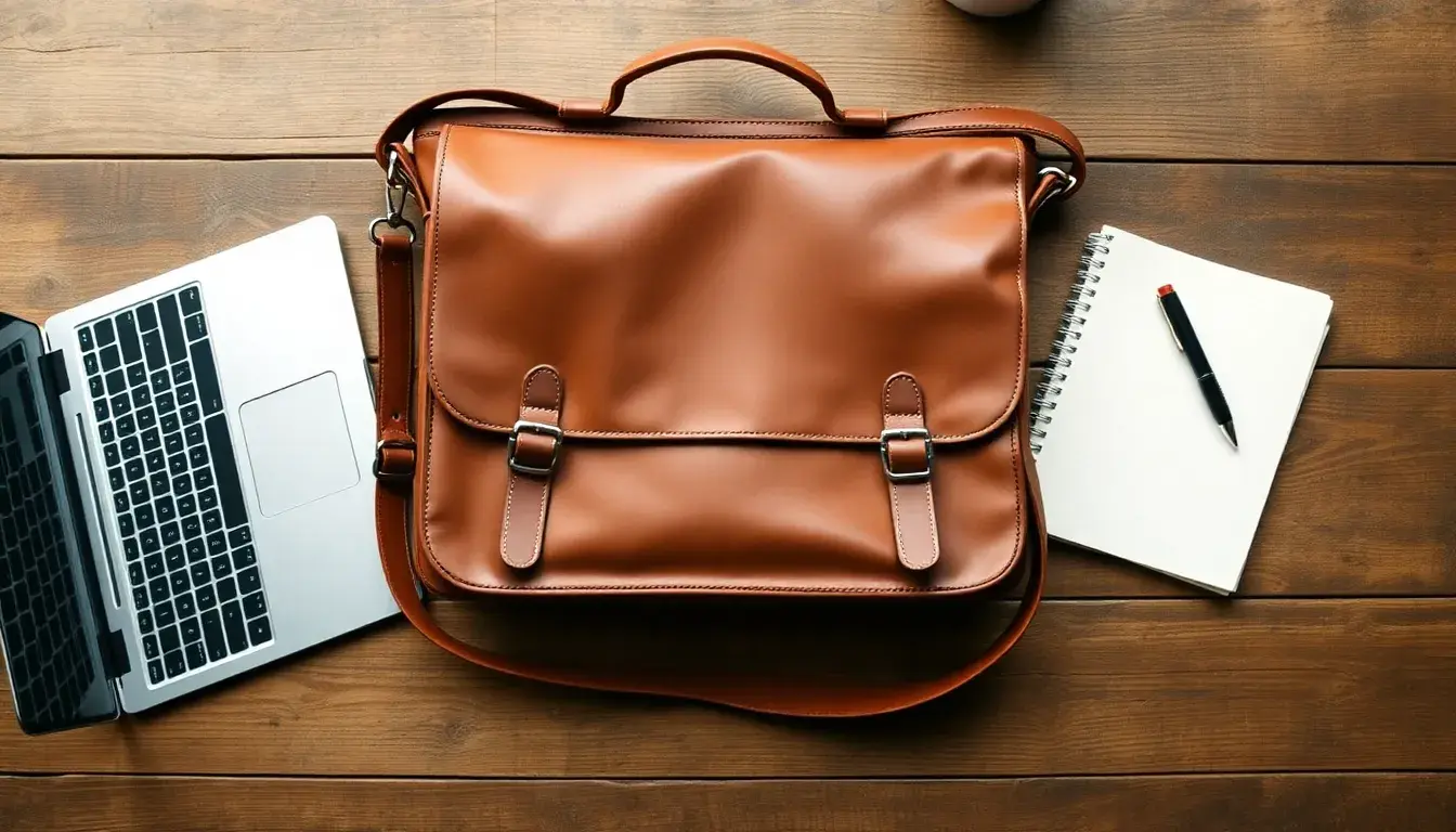 leather laptop bag