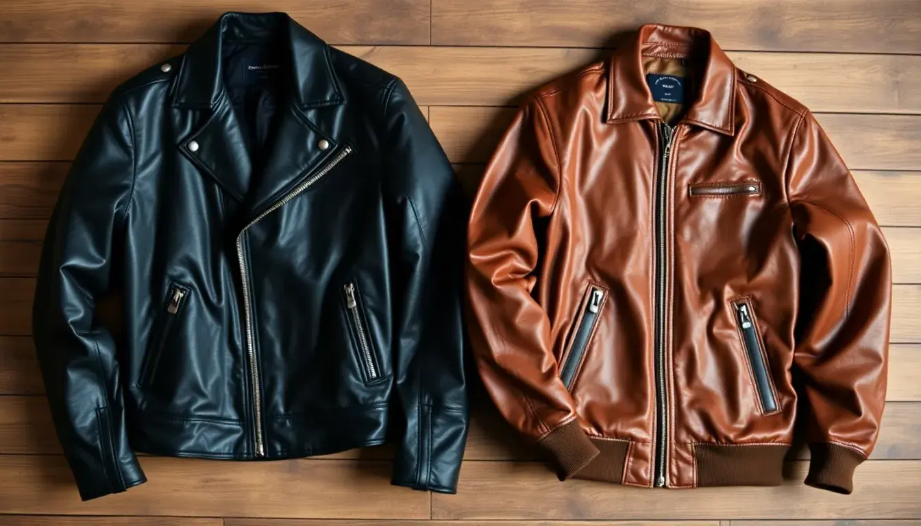 men's leather jacket men