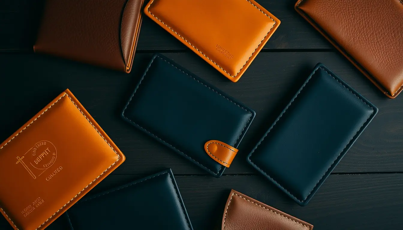 leather wallet leather