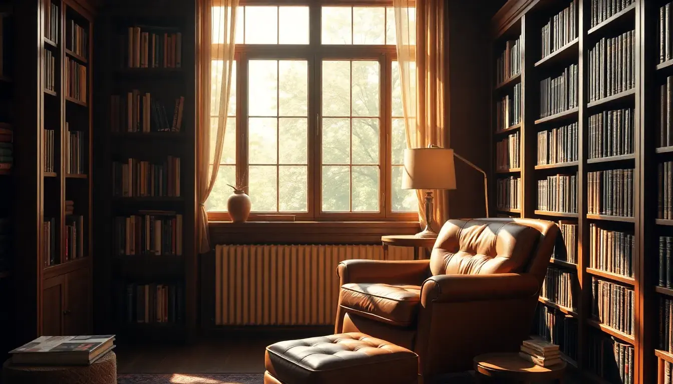 leather club chair