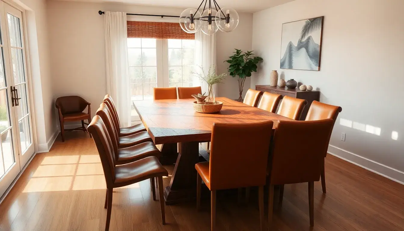 leather dining chair