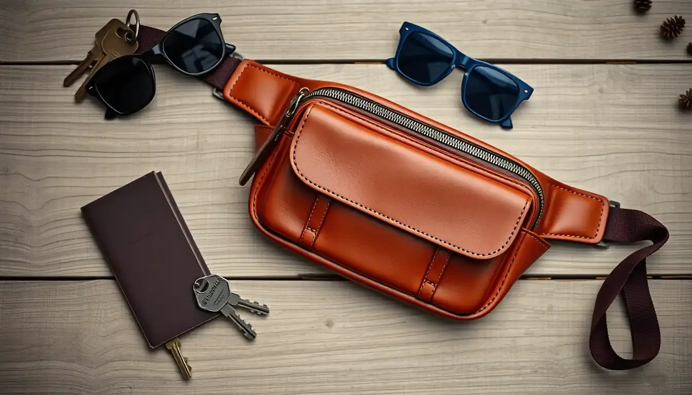 leather fanny pack