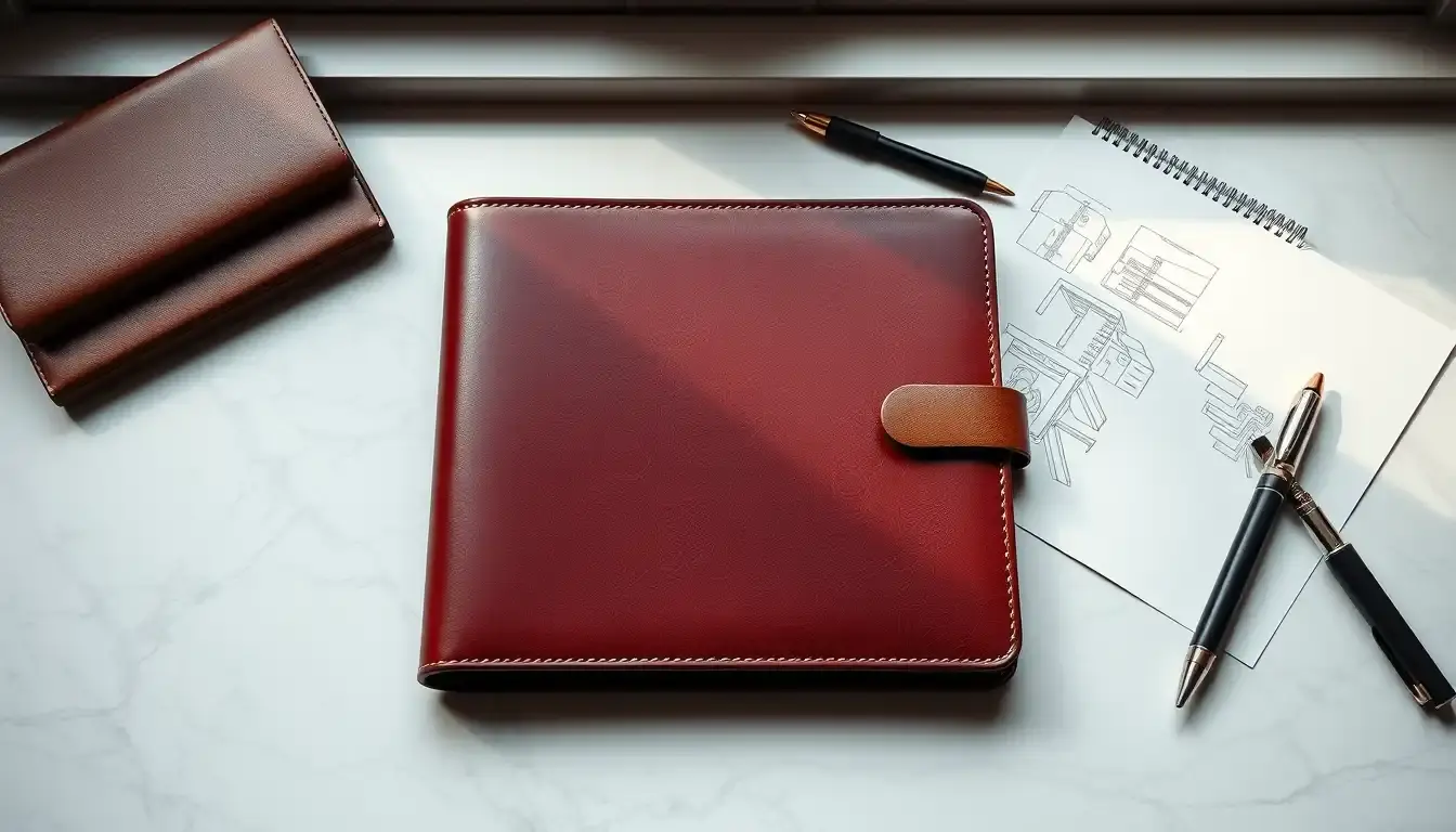 leather portfolio