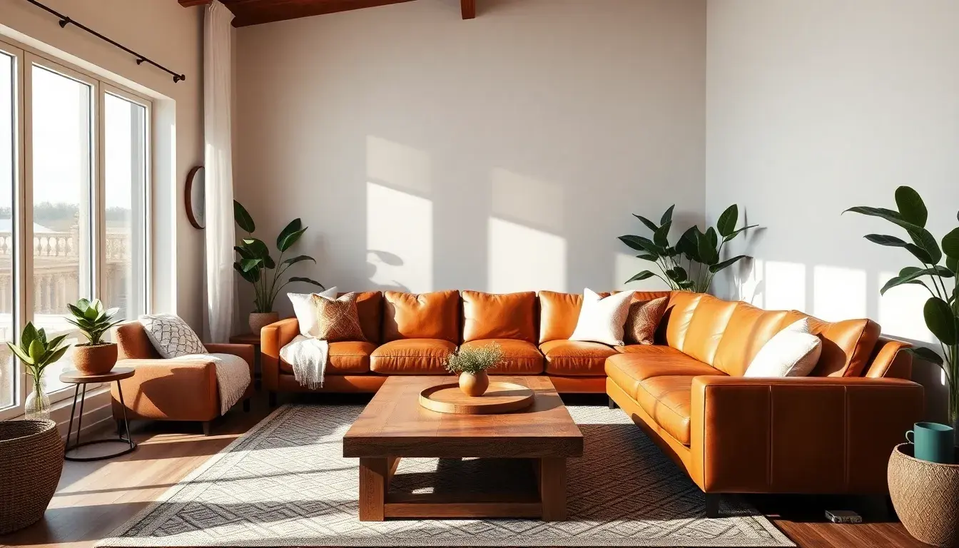 leather sectionals