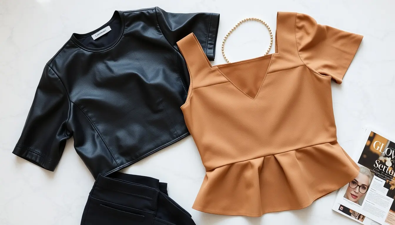 leather top