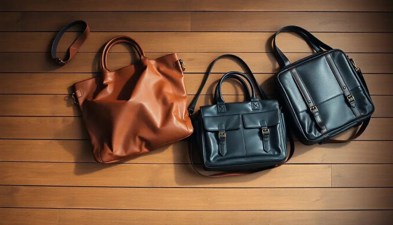 bag in leather