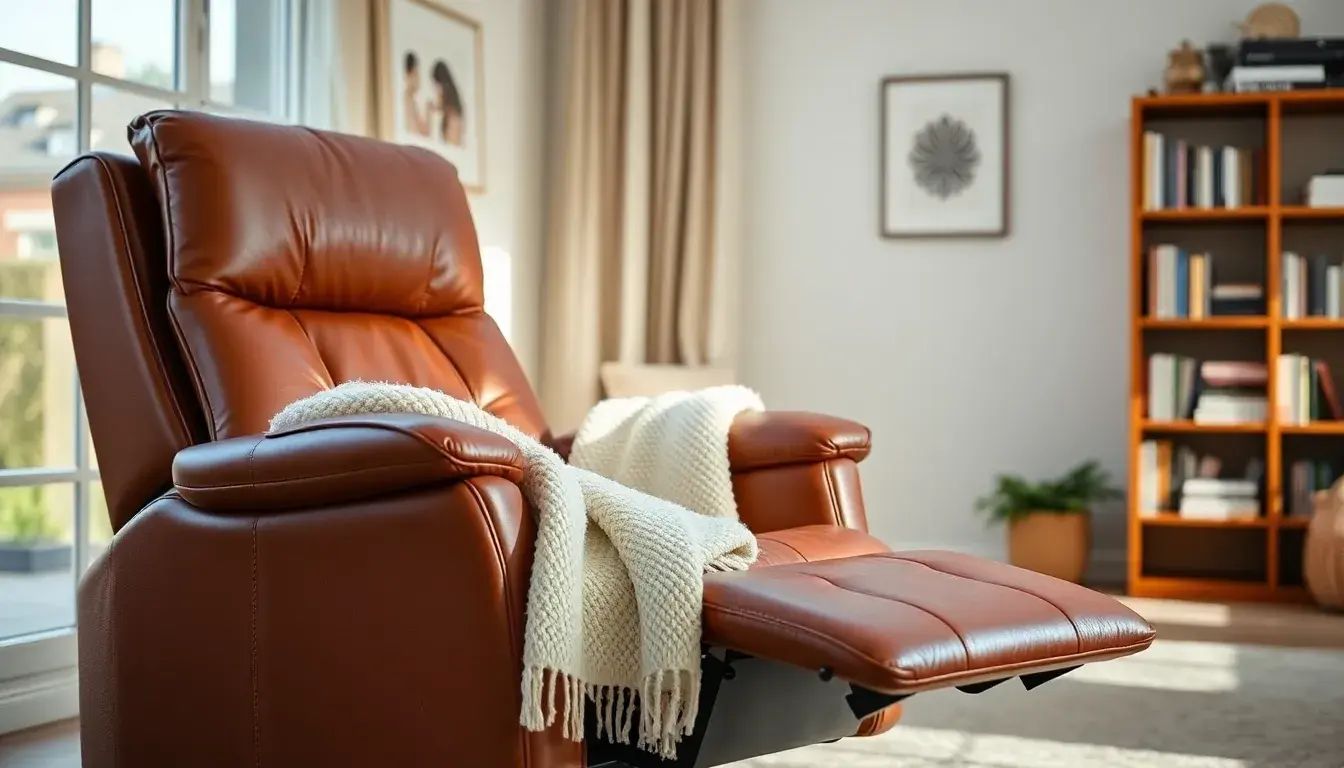 leather recliner chair