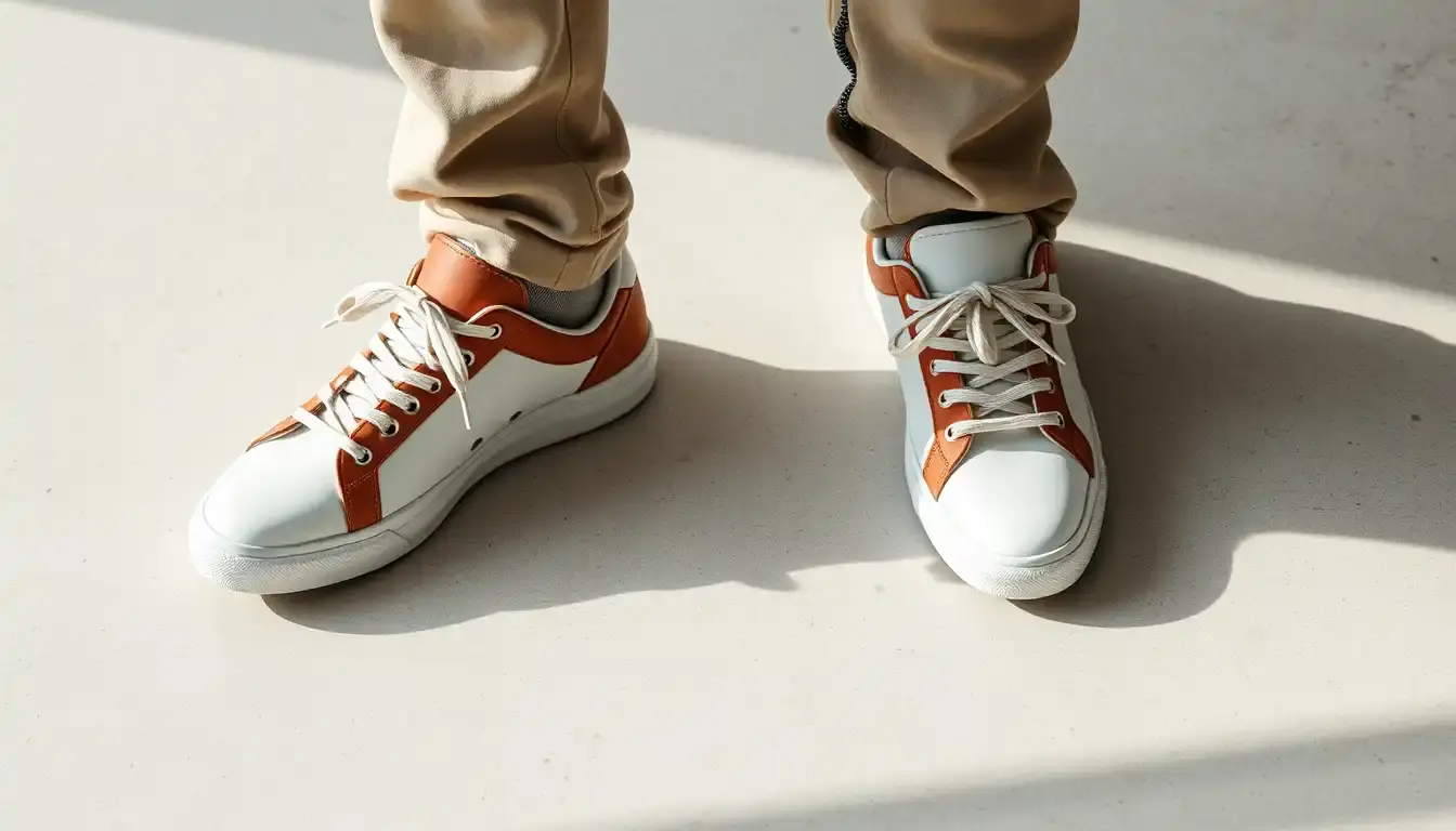 leather trainers