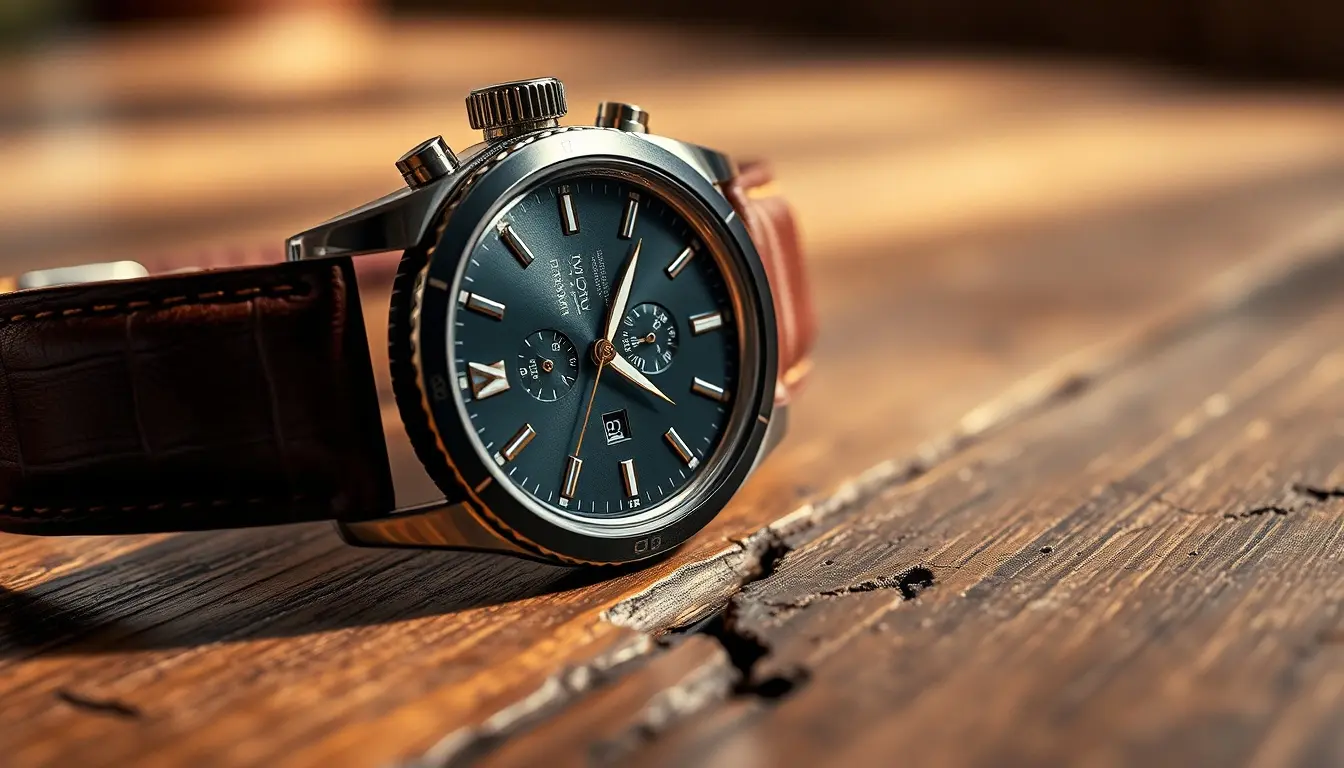watches with leather straps for men