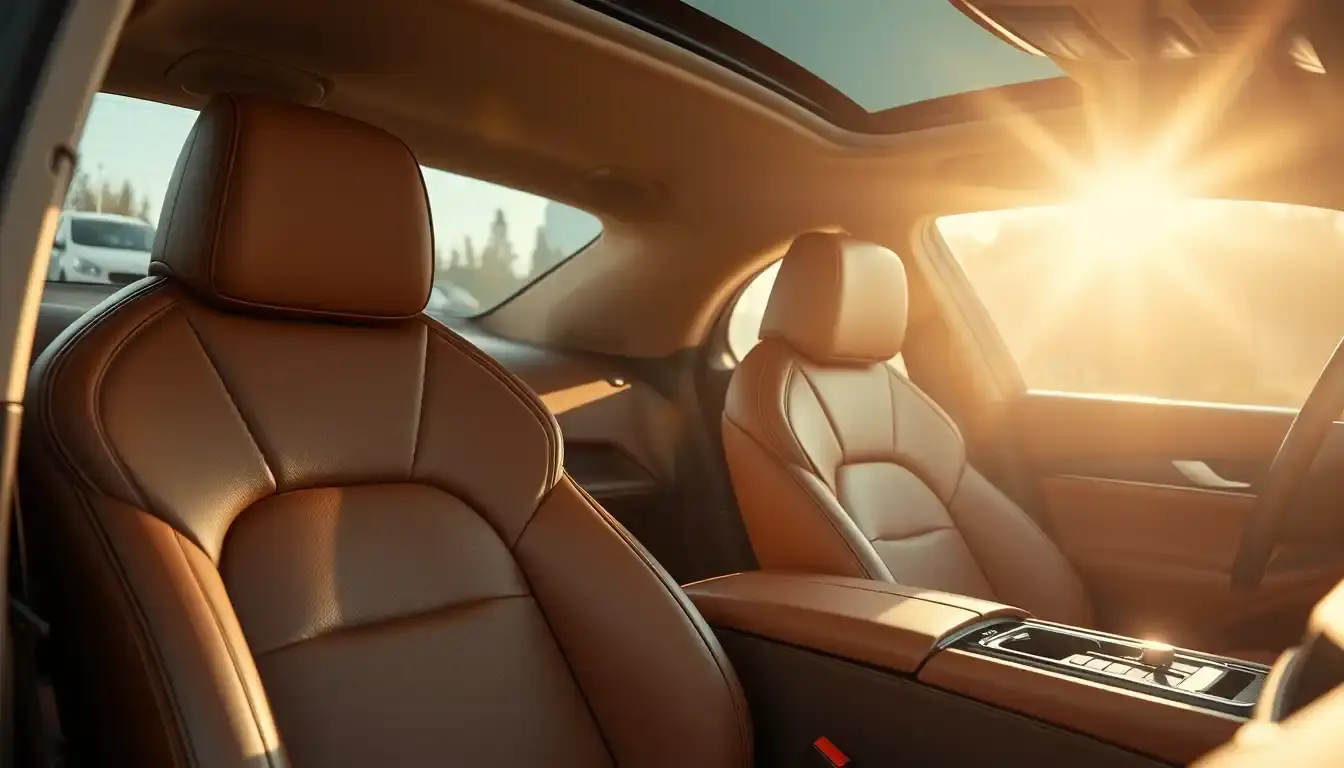 how to clean leather car seats