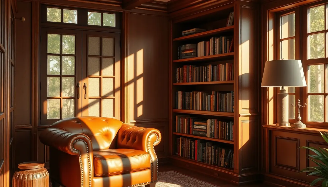 leather chair chair