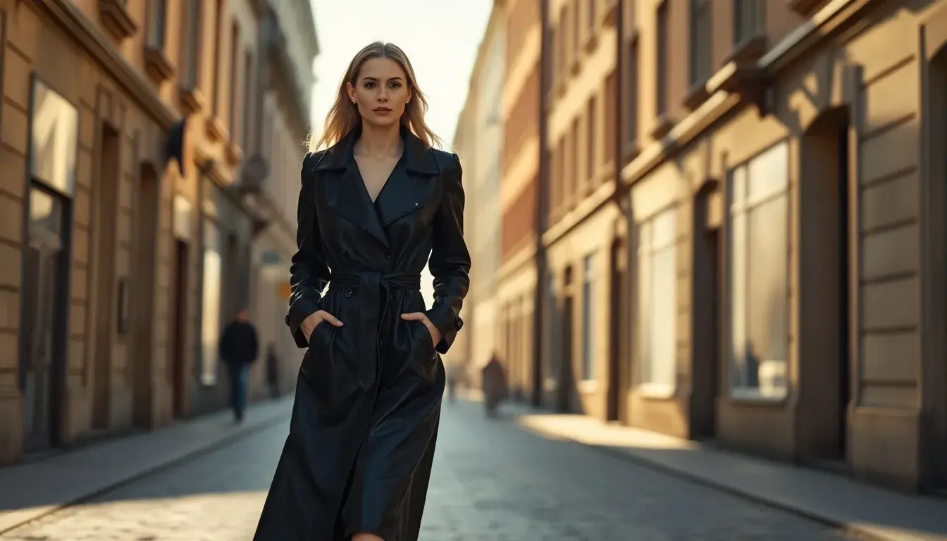 leather coats for women